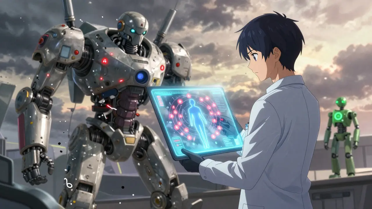 Clinician faces 1,247 drug interaction warnings as a lopinavir/ritonavir robot breaks down, dolutegravir stands strong.